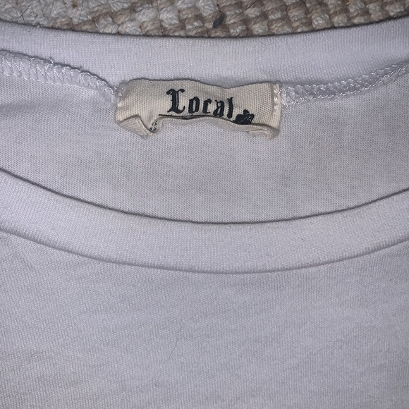 BABY GIRL CROP T SHIRT Sz L - Picture 4 of 4